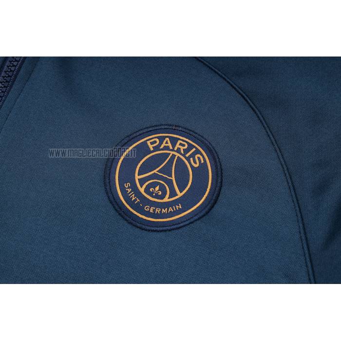 Tuta da Track de Felpa del Paris Saint-Germain Bambino 2023-2024 Blu Oscuro